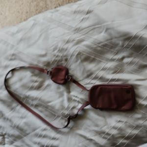 Lululemon phone crossbody in ancient copper